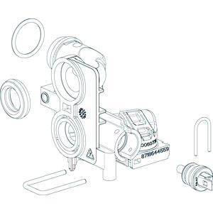Aansluitblok hydrauliek DHW