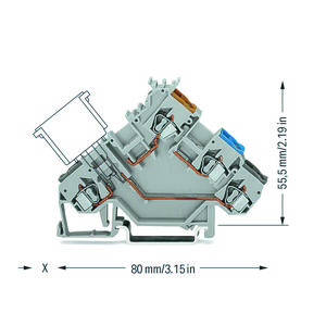 3-draads initiatorkl. mod.stekers gekl.invoer 280-561 VVE=50