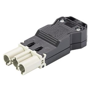 Kabelsteker GST18I3 male grijs schroef VVE=50