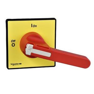 Draaibediening Rood Vergrendelbaar (1 tot 3 hangslot Vario