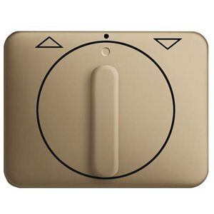 Centraalplaat + greep voor jal draai a-brons (1740 DR-21)