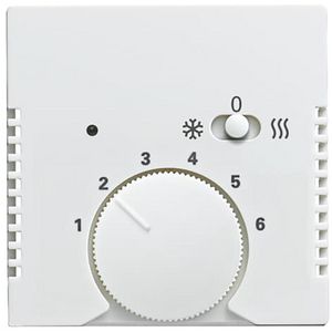 Centraalplaat voor thermostaat 1099 UHKEA SI-B alpinwit