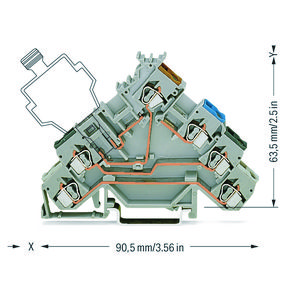 4-draads initiatorklem PNP pos schakelend 280-588 VVE=50