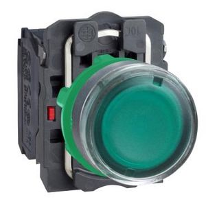 Drukknop Verlicht Verzonken Terugv. 22mm 250V Groe