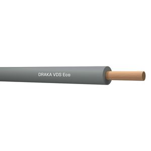 Doos a 100m. installatiedraad H07V2-K 90° hittebestendig VDS Eca gy# 1,5mm² (Grijs)