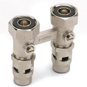 H-Onderblok 1/2x3/4" tweepijp recht Sarfitskin  VVE=10