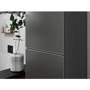 Hoge kast Slate Matt Grey / front metallic slate grey 400/360 scharnieren links Xevolos E 54220770