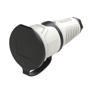 Koppelcontactstop randaarde er afdekkap Taurus2 lgr/zwa rubber VVE=20