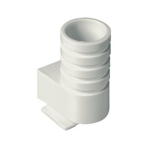Invoerstukje wit voor buis 16 mm.