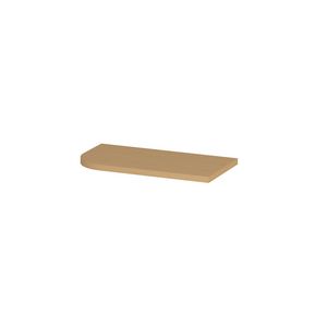 Topplaat fineer tbv fonteinonderkast links afgerond model 40cm light veneer