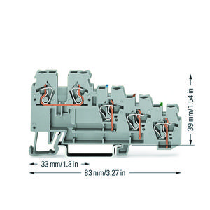 4-draads initiatorklem gekl.invoer 2,5mm² 270-570 VVE=50