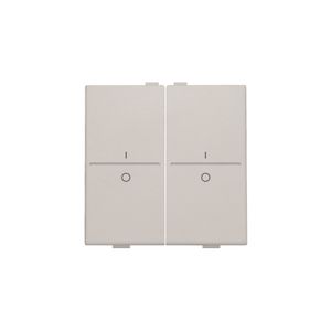 2-voudige toets met opdruk I en 0 RF schakelaar/knop l.grey