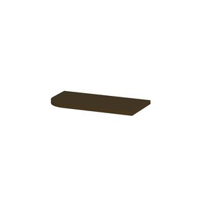 Topplaat fineer tbv fonteinonderkast links afgerond model 40cm shadow veneer