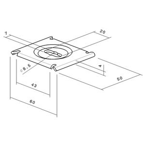 Bevestigingsbeugel CE40 Elvz