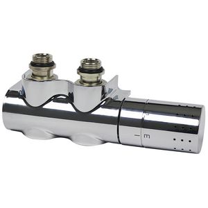 H-onderblok flexodesign M30x3/4"E bn. 1/2 chroom