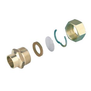 Kopp.set laseind koperl DN20 1" 22mm SOLARFLEX EASY-DRILL