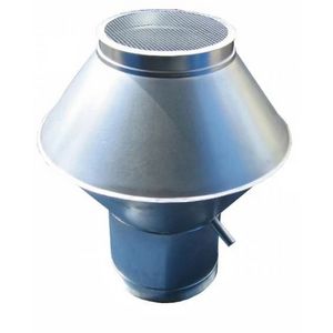 Deflectorkap rond Ø500mm (RVS / INOX) (dikte: 0,9