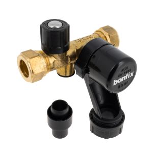 Inlaatcombinatie 15mm knel 8bar