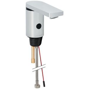 Wastafelkraan 186 chroom netvoeding excl. trafo zonder mengunit