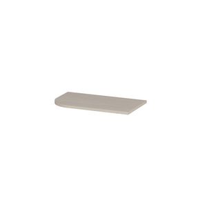 Topplaat keramische slab tbv fonteinonderkast links afgerond model 40cm travertin matt