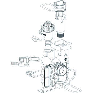 Aansluitblok hydrauliek DCW 87186455490