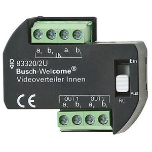 Welcome video-verdeler-binnen inbouw (83320/2 U)