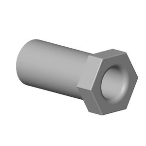 Nippel ruw vernikkeld 092403203-07