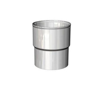 Koppelstuk RVS flex Ø100-vast Ø100