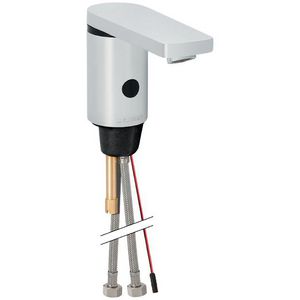 Wastafelkraan 186 chroom netvoeding excl. trafo met mengunit