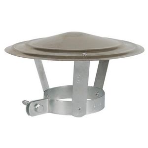 Regenkap gegalvaniseerd staal Ø105-111mm