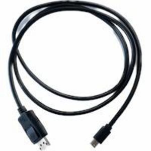 Koppelsnoermini display port / display port 1,5m zwart