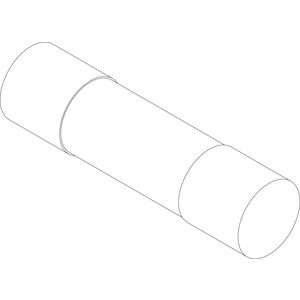 Buissmeltveiligh. achter 5x20 6,3at 230v