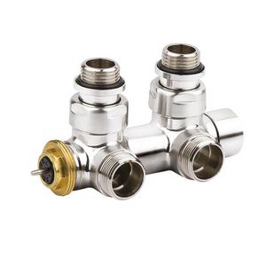 4-wegkraan thermostatisch haaks chroom M30 738C