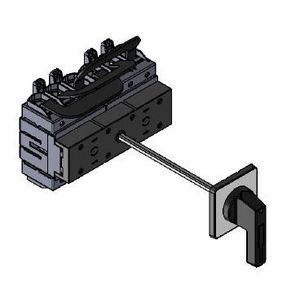 Omkeerschakelaar 180A 3-polig DIN-rail montage