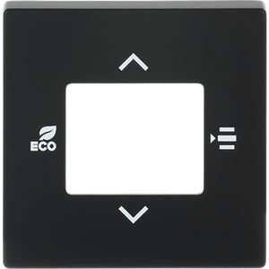 KNX Centraalplaat voor thermostaat f-matzwart (6109/03-885)