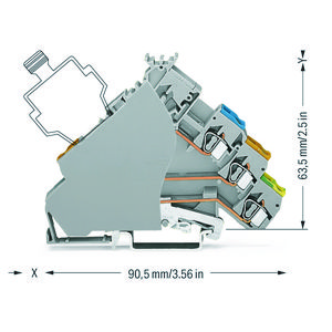 3-draads actuatorklem PE gekleurde invoer 280-320 VVE=50