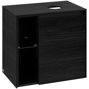 Wastafelonderkast Collaro 600x548x380mm Black Oak C151B0AB