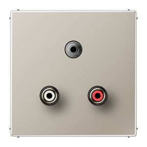 Afdekking edelstaal voor Audio/Jack LS