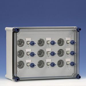 Lichtgroepenkast 9xDII met RSD 25 incl. rails
