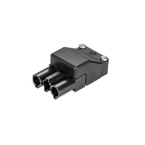 Kabelsteker GST18I3 male zwart schroef VVE=200