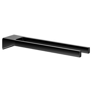 Handdoekhouder 2-lids niet draaibaar lijmset zw 14619370000