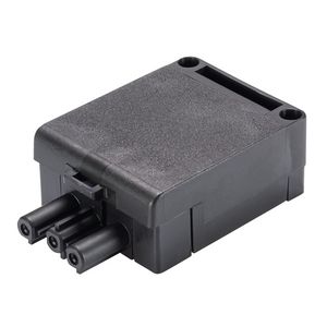 Kabelsteker GST18I3 female zwart veerklem VVE=100