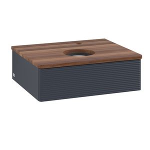Wastafelonderkast Antao 600x190x500mm Mid.Blue Matt Lacquer K07152HG