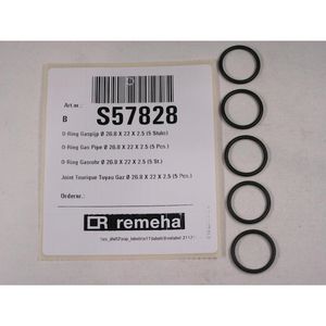 Set a 5st. O-ring gaspijp Ø26.8 x22x2.5 tbv Q85 & QP90