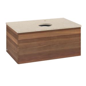 Wastafelonderkast Antao 800x360x500mm Warm Walnut L30053HM