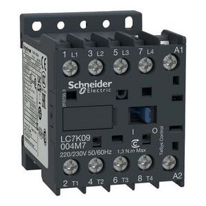 Contactor 4M AC-1<=440V 20A Stuurspanning 230V AC G K