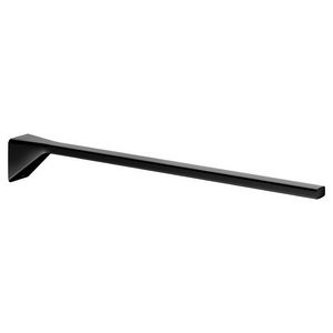 Handdoekhouder 1 lid niet draaibaarf lijmset zwart mat