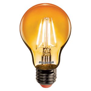 LED-lamp Toledo retro chroma A60 oranje E27 VVE=6