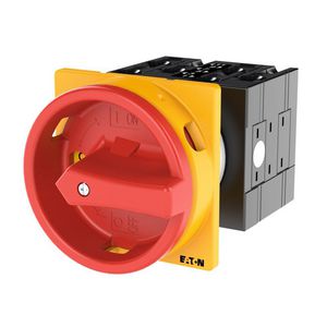 Hoofdschakelaar 6-polig 32A Nood-Uit-functie 90° 071326