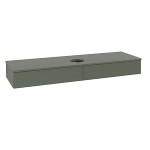 Wastafelonderkast Antao 1600x190x500mm L.Green Matt Lacquer K14010HL